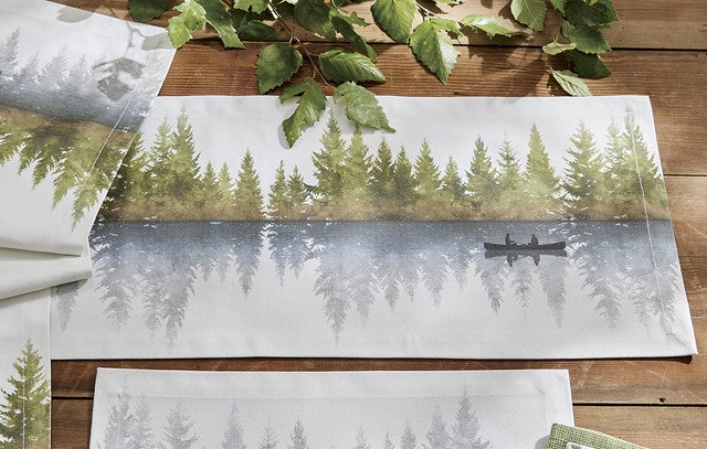 Tranquil Lake Table Runner - 36 Inch - OVERSTOCK
