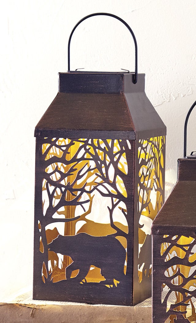 Bear Forest Solar Lantern