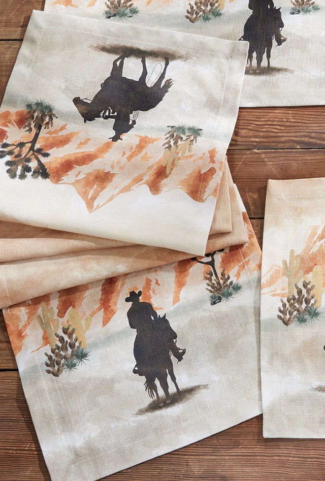 Cowboy Trails Table Runner - 54 Inch - OVERSTOCK