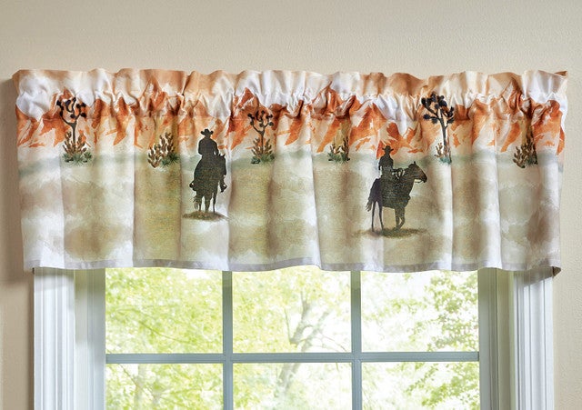 Cowboy Trails Valance
