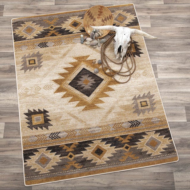 Whiskey Gold Rush Rug - 3 x 4
