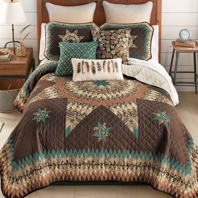 Stella Star Quilt Bed Set - Queen