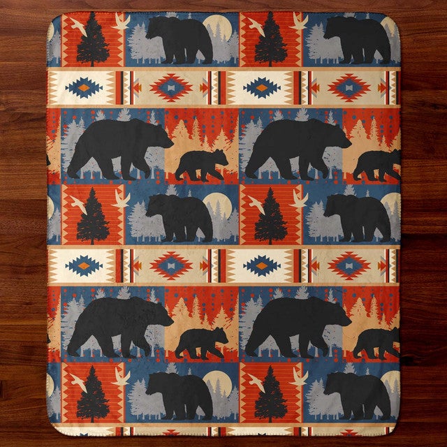 Midnight Bear Blanket