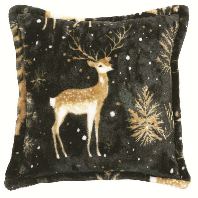 Baby Buck Plush Sherpa Pillow