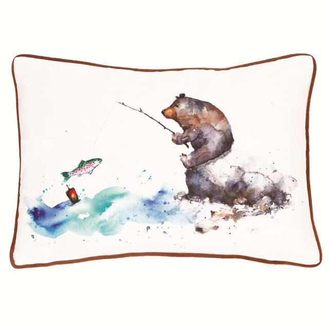 Watercolor Catch Pillow