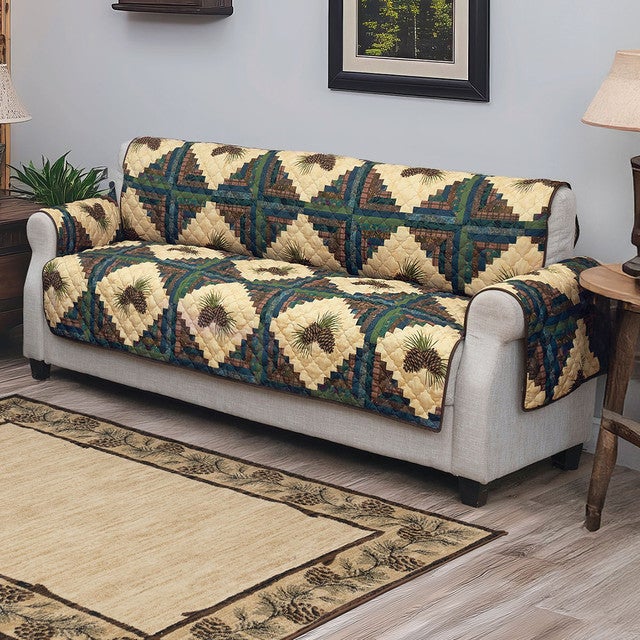 Pinecone Diamond Sofa Cover