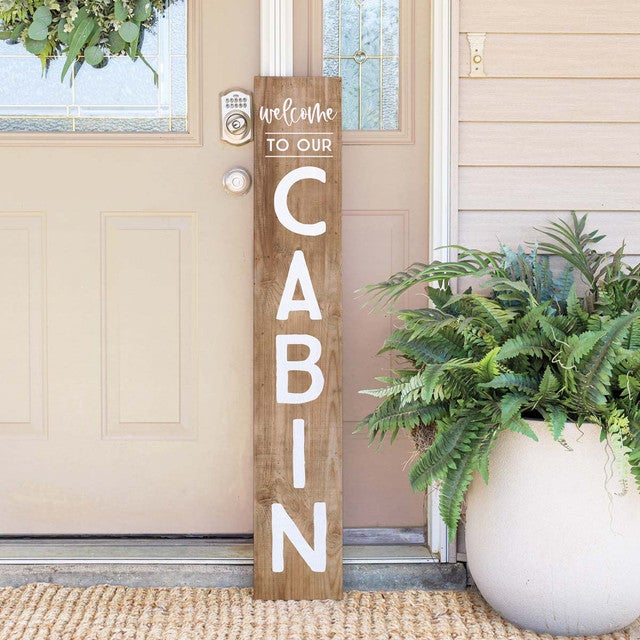 Welcome to Our Cabin Wall Art