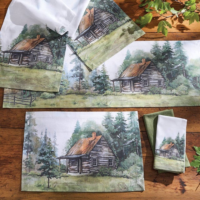 Cabin Retreat Table Linens