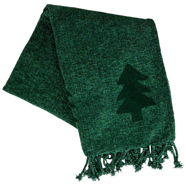 Green Woodland Throw