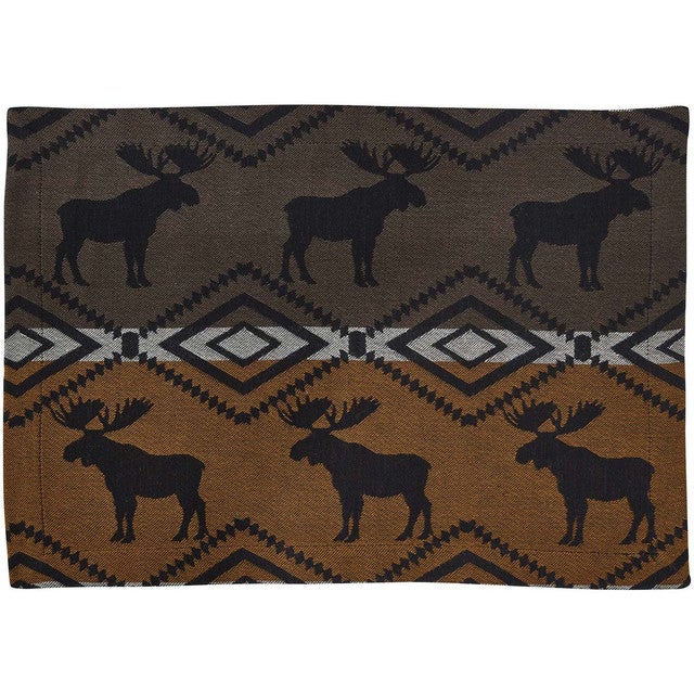 Timberline Moose Jacquard Placemats - Set of 4