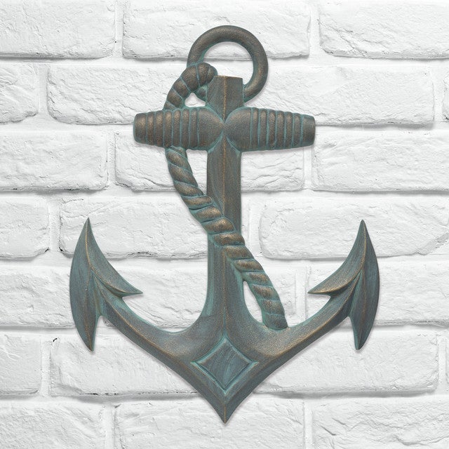 Gray Anchor Wall Decor - OVERSTOCK