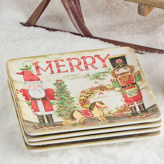 Nutcracker Fest Dinner Plates-Set of 4