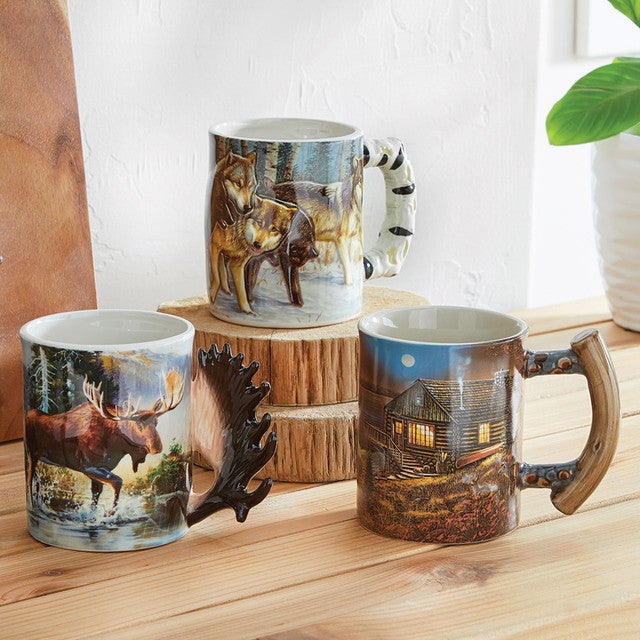 Woodland Scene Mugs
