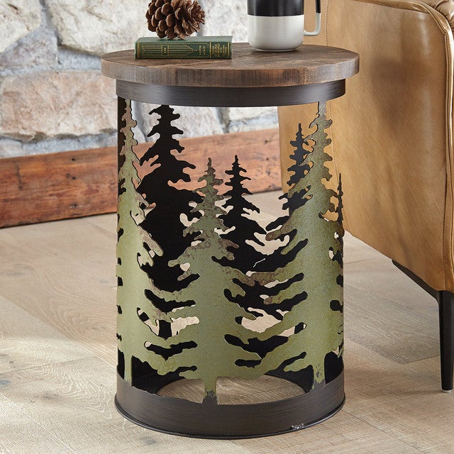 Pine Woods End Table