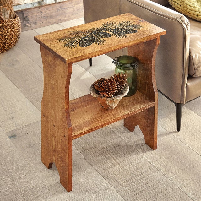 Pinecone Silhouette Side Table