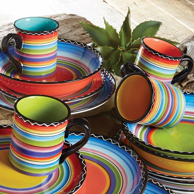 Tequila Sunrise Mugs - Set of 4 - OVERSTOCK