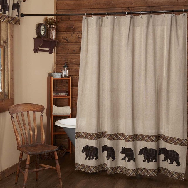 Hibernate Here Shower Curtain