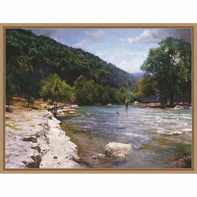 Crystal River Framed Canvas