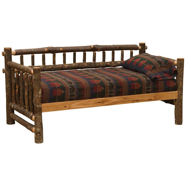 Hickory Log Daybed without Trundle