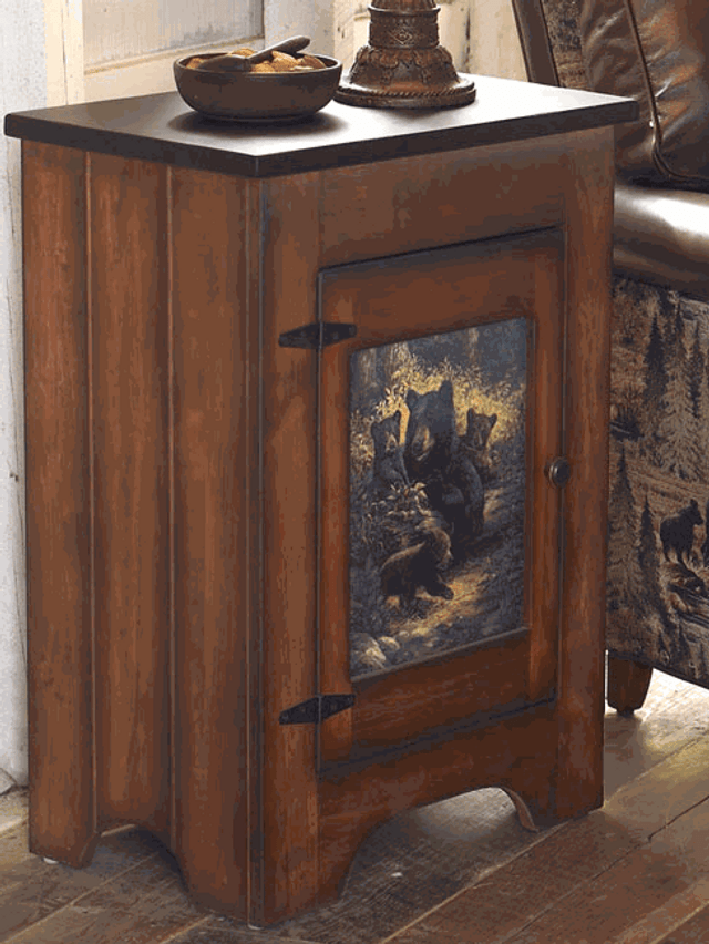 Bear Family Nightstand
