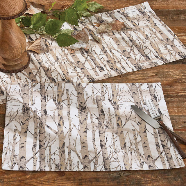 Birch Trees Placemat - Set of 4
