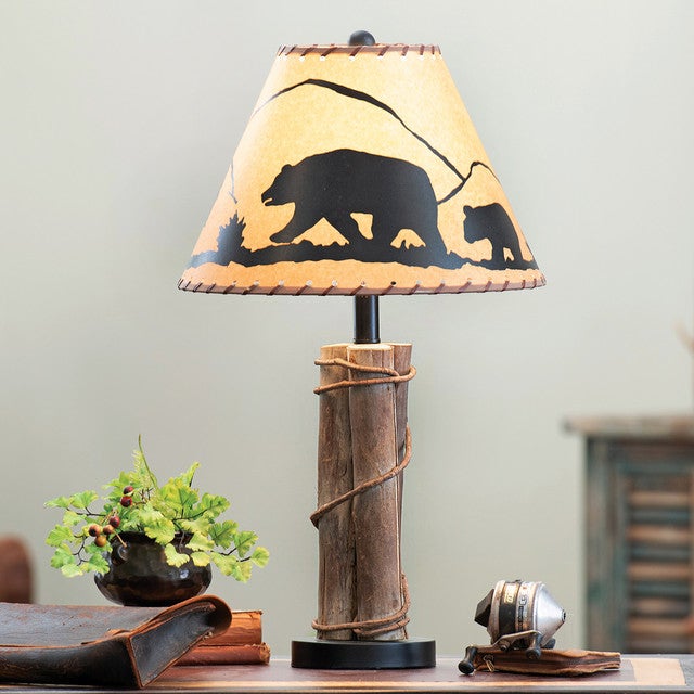 Black Bear Mountain Table Lamp - SALE