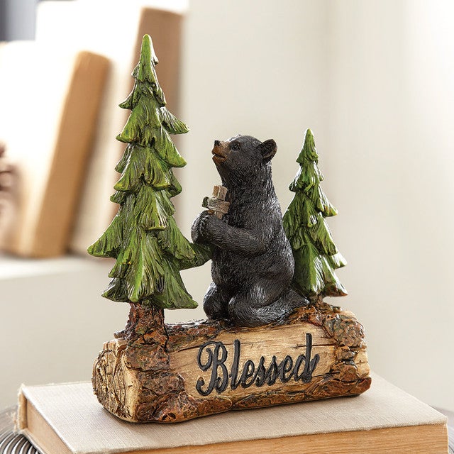 Blessed Praying Bear Figurine