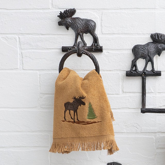 Brown Moose Towel Ring - OUT OF STOCK