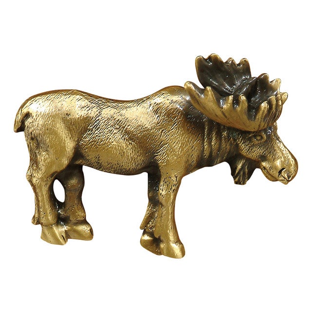 Bull Moose Metal Cabinet Pull - Set of 2