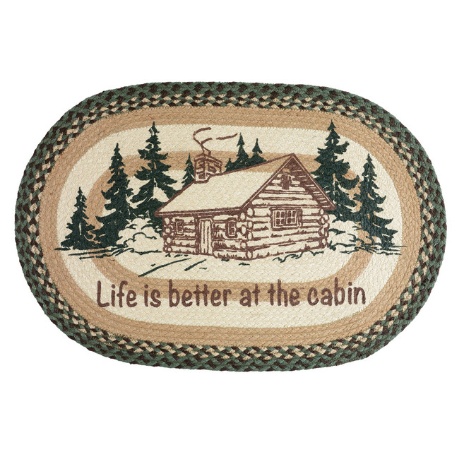 Cabin in the Woods Jute Rug