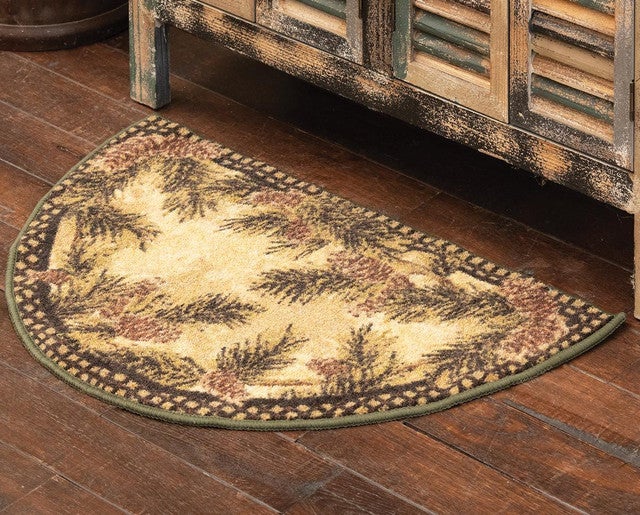 Pincone Border Accent Rugs