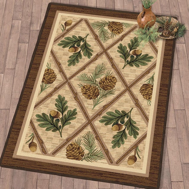 Pinecone Woods Rug Collection