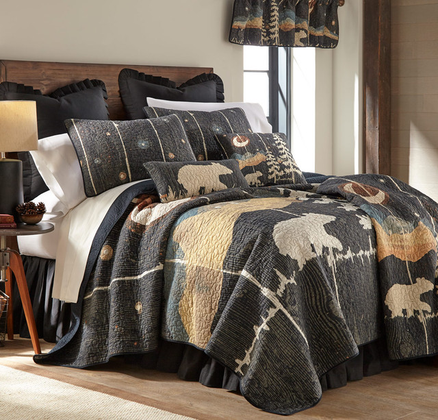 Celestial Bear Quilt - Twin