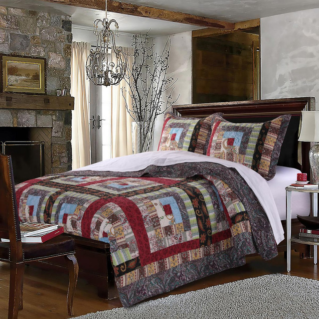 Colorado Lodge 3 Pc Quilt Bed Set - King