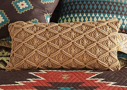 Cozy Corners Crochet Pillow