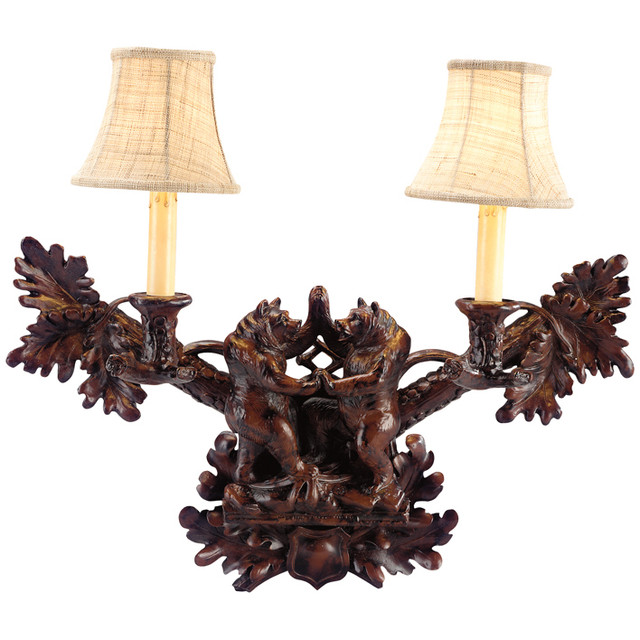 Dancing Bears Wall Sconce