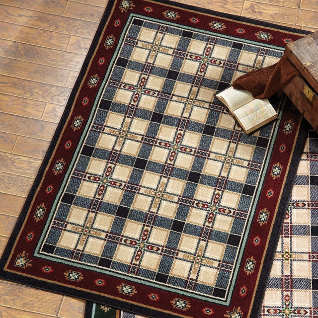 Southwest Tartan Rust Rug Collection