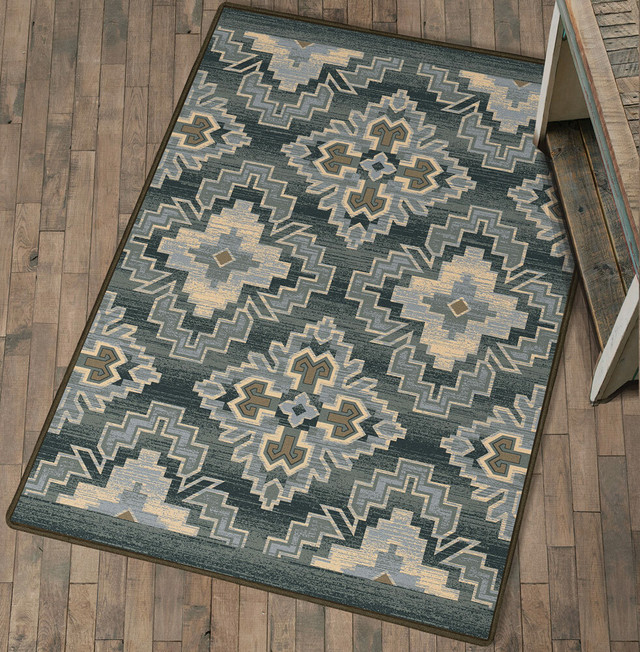 Denim Flats Rug - 3 x 4