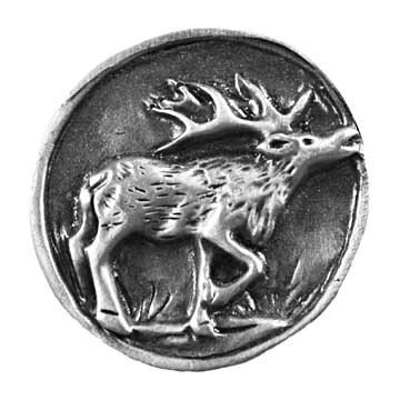 Elk Scene Cabinet Knob - Set of 2