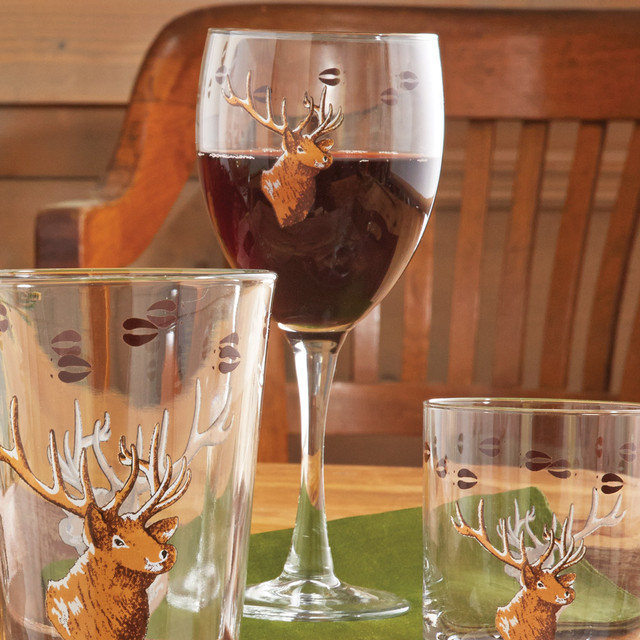 Elk Wine Glasses - Set of 4