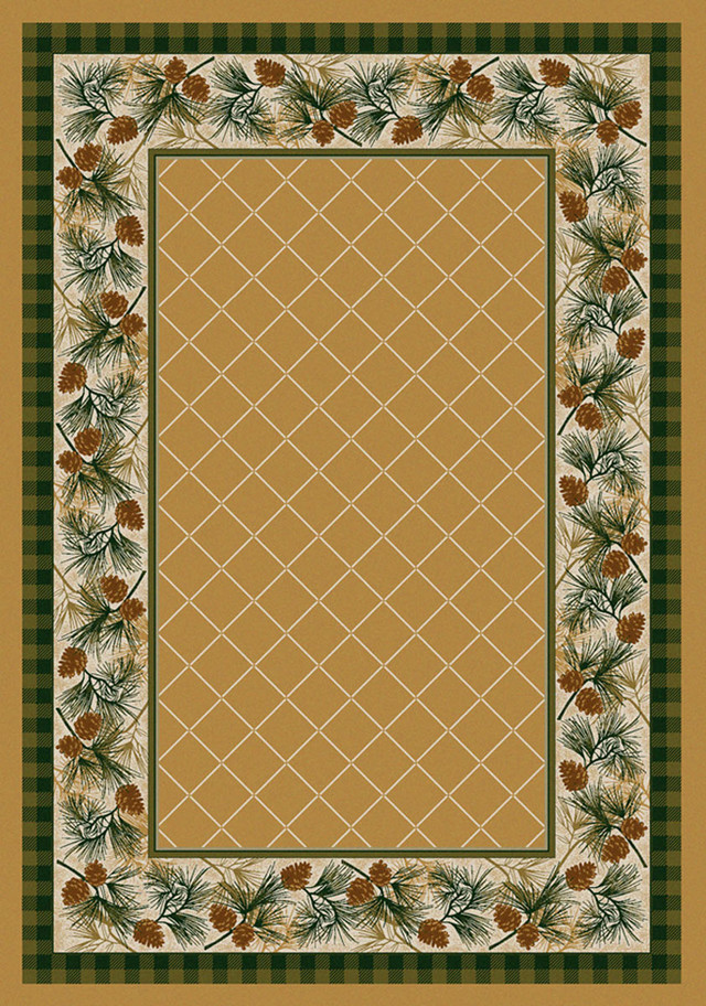 Evergreen Light Maize Rug - 8 x 11