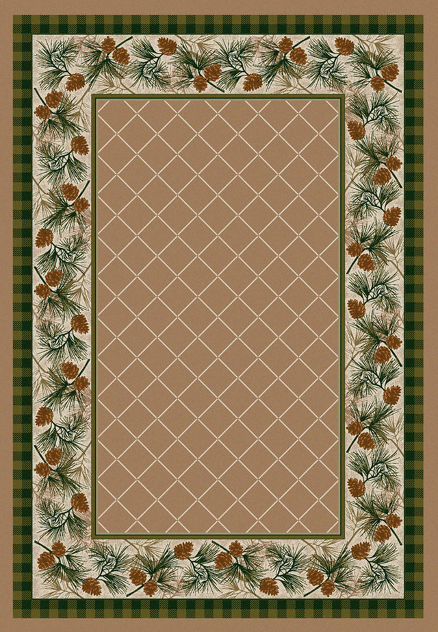 Evergreen Light Sandstone Rug - 8 x 11