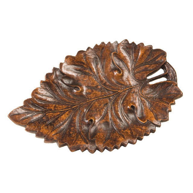 Fall Leaf Tray - English Oak