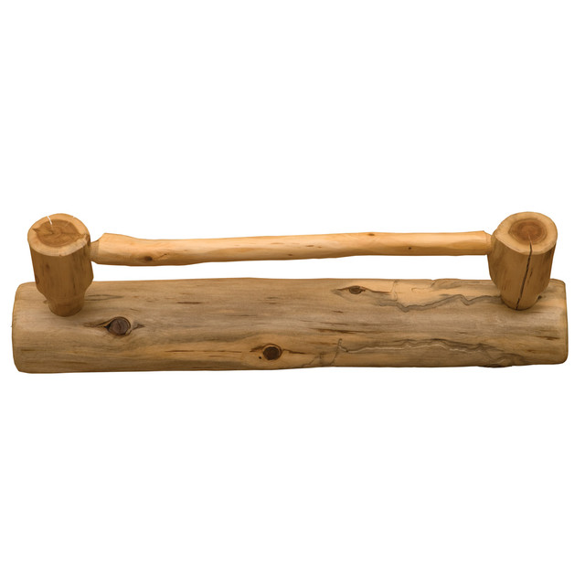 Cedar Log Towel Bar - 24 Inch