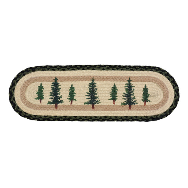 Forest Pines Braided Jute Stair Tread