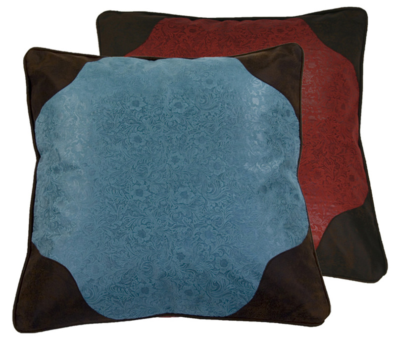 Cheyenne Red and Turquoise Reversible Euro Sham