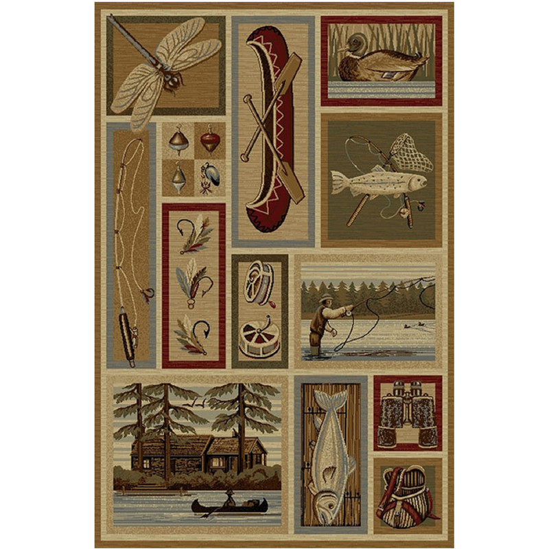 Lake Patches III Rug - 5 x 8