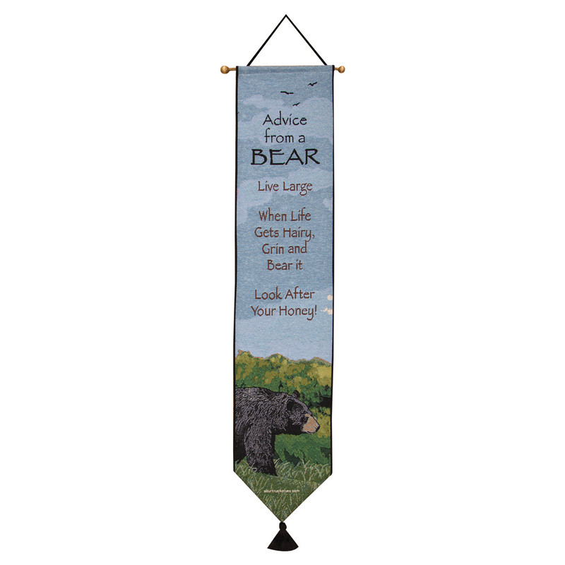 Lessons from a Bear Tapestry Bell Pull