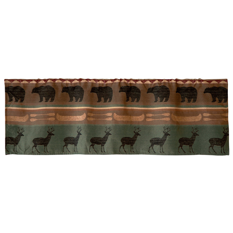 Lodge Bands River Valance