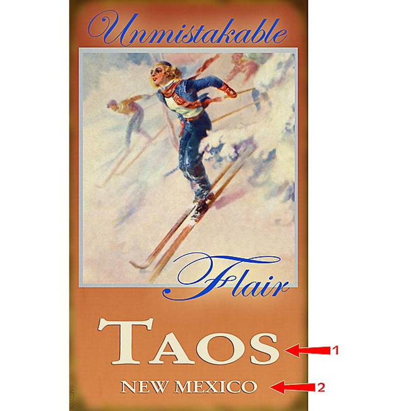 Unmistakable Flair Sign - 23 x 39